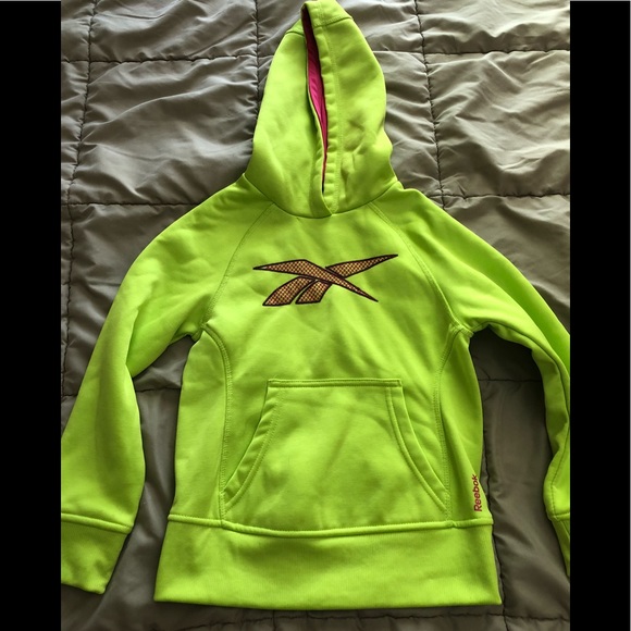Reebok Other - Girls lime green Reebok hoodie size XS